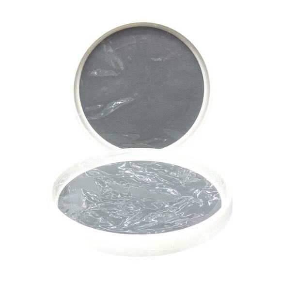 NWT Ram Pro Lazy Susans Non Skid set of 2 Organize Closet or Cabinet White Gray - Picture 3 of 16